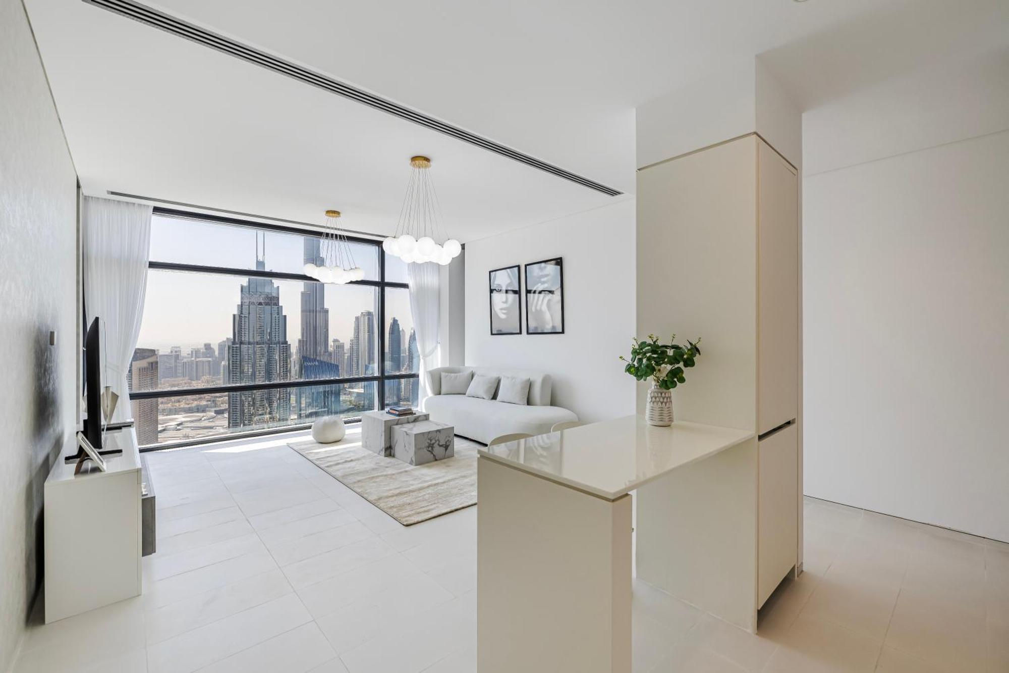 1Br Burj Khalifa View Index Tower Difc Apartment Dubai Exterior photo
