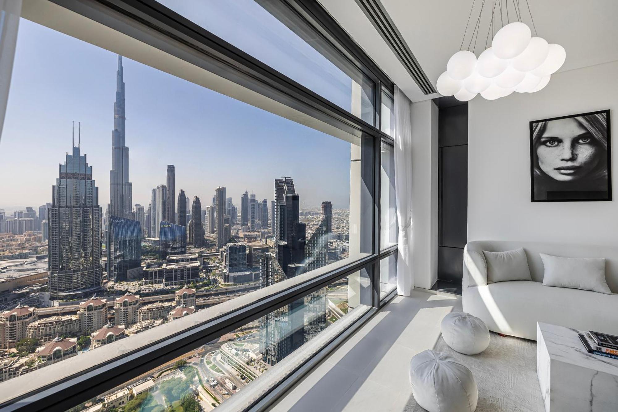 1Br Burj Khalifa View Index Tower Difc Apartment Dubai Exterior photo